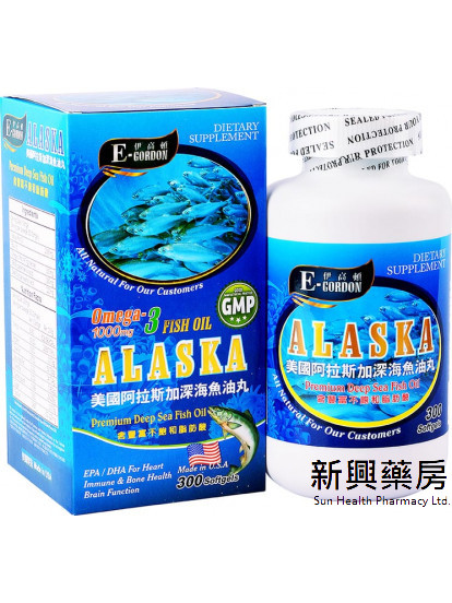 伊高顿 美国阿拉斯加深海鱼油丸 300粒